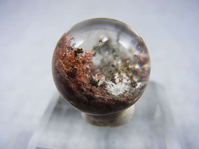 画像: ブラジル・ミナスジェライス州産ガーデン水晶丸玉 15.5mm