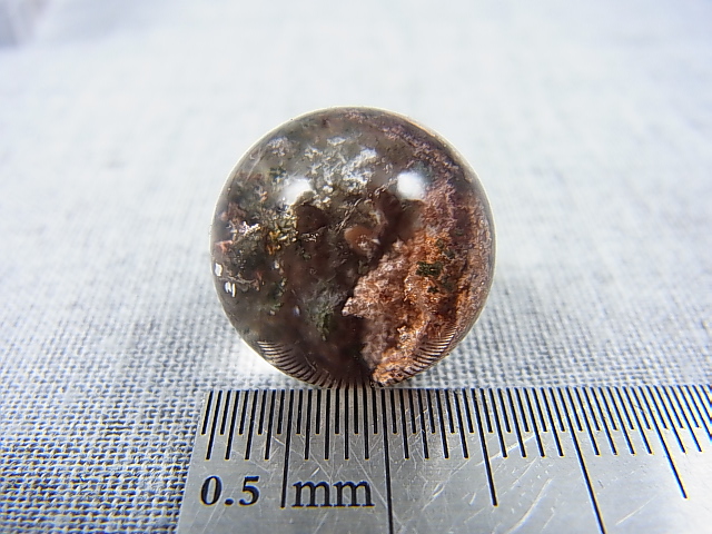 画像: ブラジル・ミナスジェライス州産ガーデン水晶丸玉 15.5mm