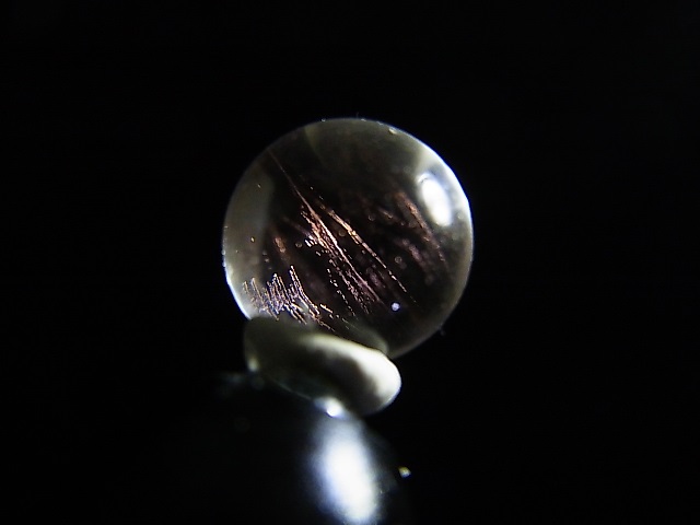 画像: マダガスカル産ピンクエンジェルラダー水晶丸玉 8.5mm