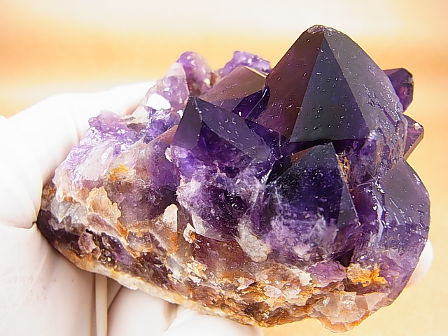 画像: コンゴ産カラーシフト/ディープカラーアメジストクラスター 278.1g