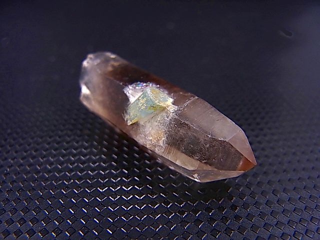 画像: ベトナム・タインホア産アクアマリン付きスモーキー水晶 6.0g