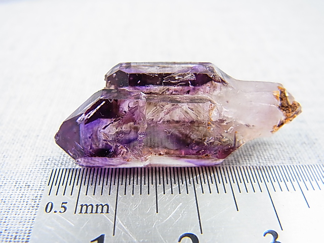 画像: ジンバブエ産シャンガーンアメジスト原石（エレスチャル/セプター/連勝） 6.7g