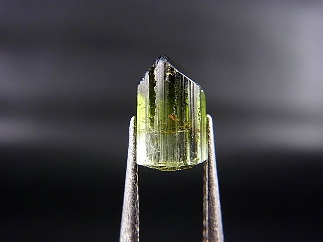 画像1: コンゴ産バイカラートルマリン原石（グリーン/カラーレス） 1.3カラット