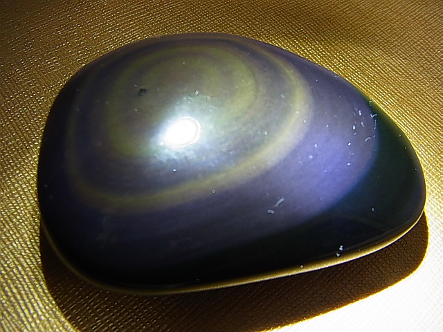 画像: メキシコ産レインボーオブシディアン研磨タンブル 120.9g