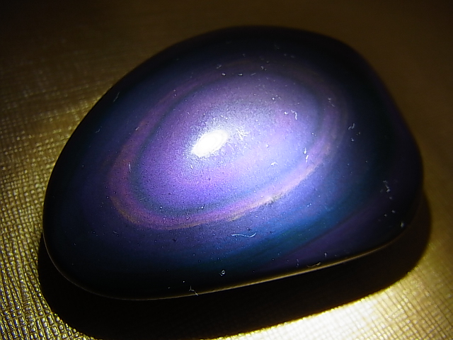 画像: メキシコ産レインボーオブシディアン研磨タンブル 120.9g