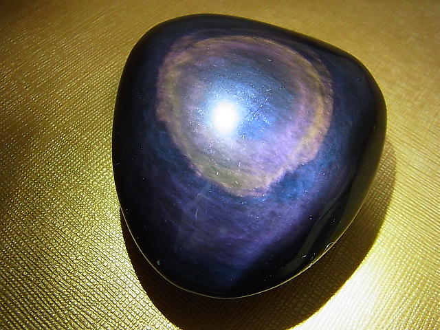 画像: メキシコ産レインボーオブシディアン研磨タンブル 167.0g