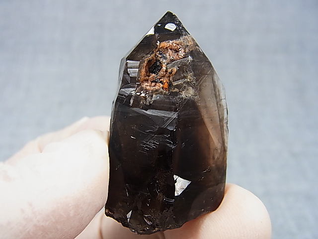 画像: マラウイ・ムランジェ産クリアスモーキー水晶（エジリン入り） 27.9g