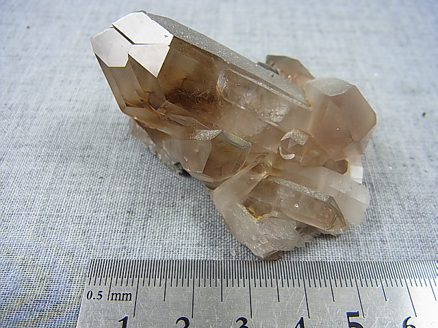 画像: ノルウェー産ライトスモーキー水晶（連晶/アナテース付/タイムリンクフューチャー） 65.3g