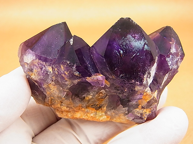 コンゴ産カラーシフト/ディープカラーアメジストクラスター 113.1g