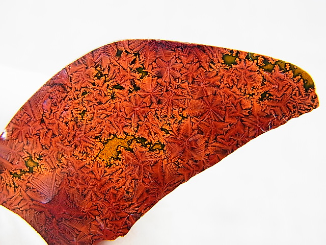 画像: 飯盛ラボストーン（IL-stone）「超レア：シラー入りアースカラー（紅葉石）」ガラス原石 33.9カラット