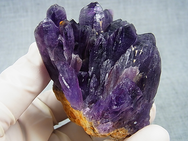 画像: ナイジェリアTutu Cliffs産アメジストクラスター 235.0g