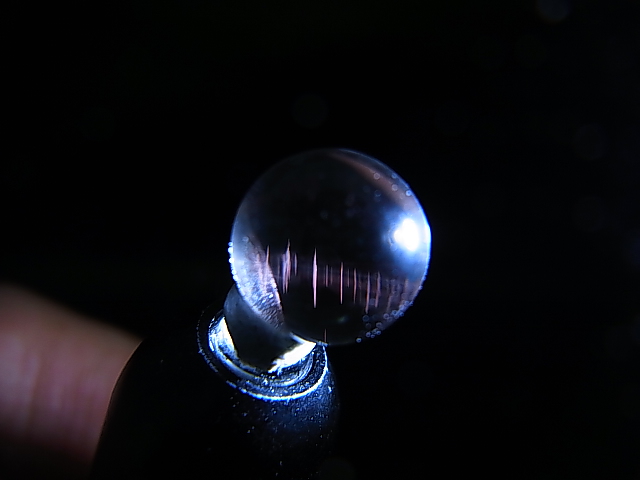 画像: マダガスカル産ピンクエンジェルラダー水晶丸玉 9mm