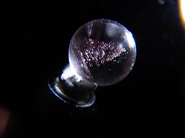 画像: マダガスカル産ピンクエンジェルラダー水晶丸玉 8.5mm