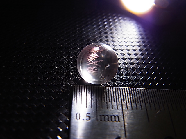 画像: マダガスカル産ピンクエンジェルラダー水晶丸玉 8.5mm