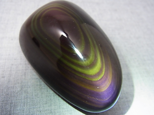 画像: メキシコ産レインボーオブシディアン研磨タンブル 281.6g