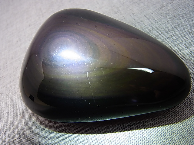 画像: メキシコ産レインボーオブシディアン研磨タンブル 223.2g