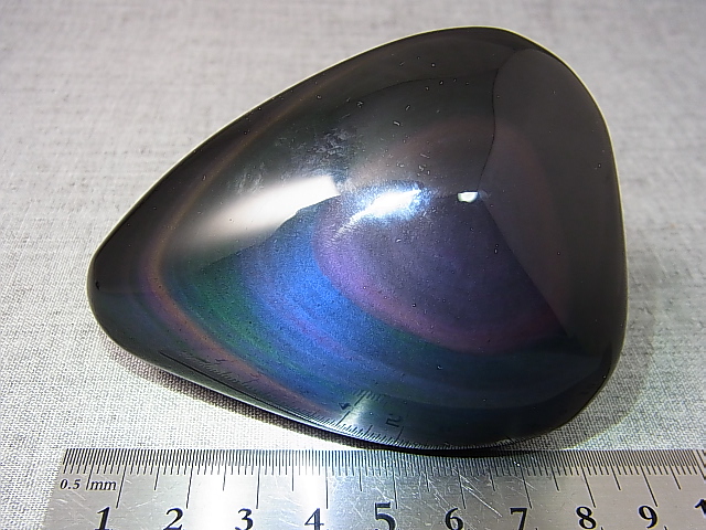 画像: メキシコ産レインボーオブシディアン研磨タンブル 223.2g