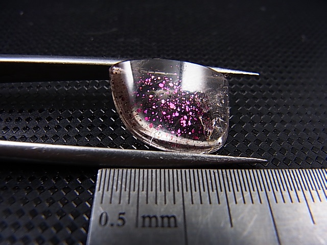 画像: ピンクファイヤー（ティンカーベル）クオーツ研磨タンブル 10.0カラット