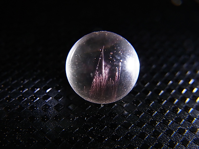 画像: マダガスカル産ピンクエンジェルラダー水晶丸玉 9mm