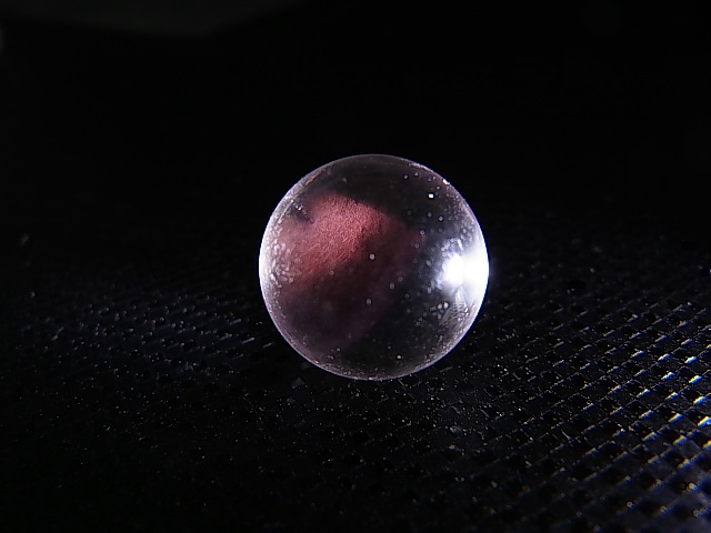 画像: マダガスカル産ピンクエンジェルラダー水晶丸玉 13mm