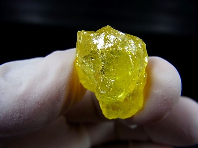 画像: 北海道精進川鉱山産自然硫黄（サルファー）原石 3.5g