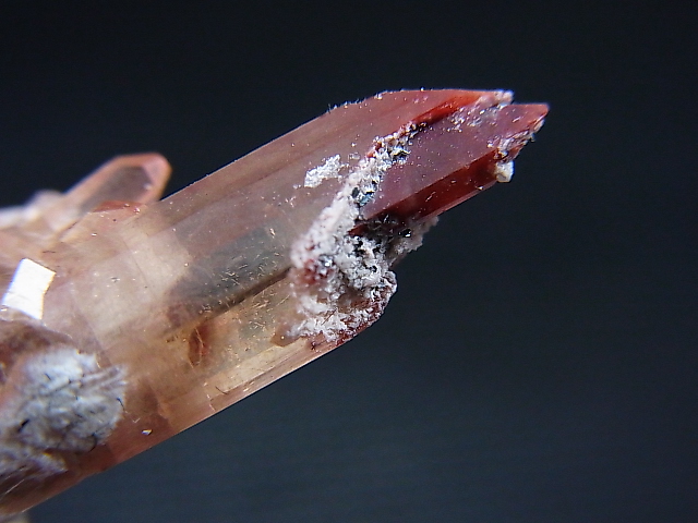 画像: メキシコ産レッドトパーズ原石（群晶） 1.7g