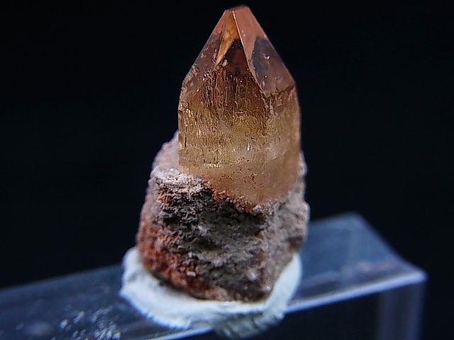 画像: メキシコ産レッドトパーズ原石（群晶） 2.1g
