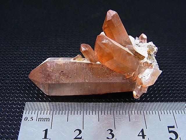 画像: スウェーデン産ヘマタイト（タンジェリン）水晶ポイント（連晶） 16.2g