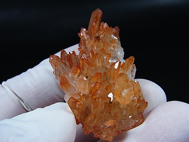 画像: スウェーデン産ヘマタイト（タンジェリン）水晶クラスター 19.2g