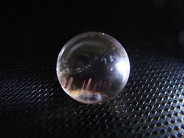 画像: マダガスカル産ピンクエンジェルラダー水晶丸玉 16mm