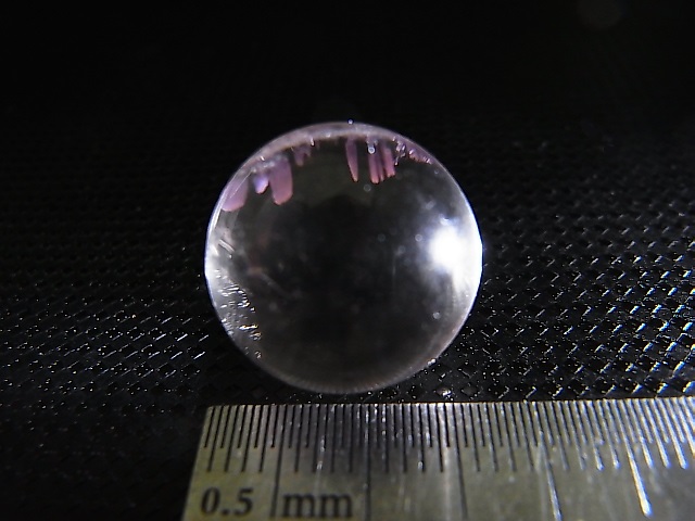 画像: マダガスカル産ピンクエンジェルラダー水晶丸玉 16mm