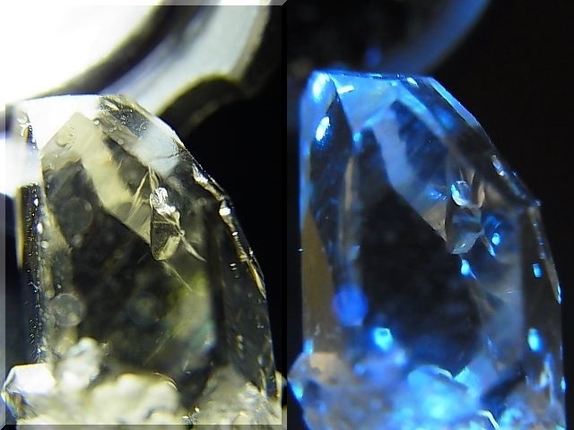 画像: パキスタン・クエッタ産蛍光オイル入りＤＴ水晶（クオーツインクオーツ） 1.5g