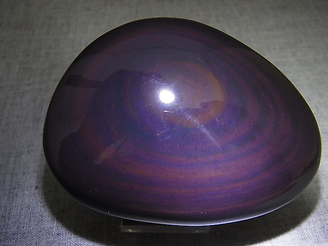 画像1: メキシコ産レインボーオブシディアン研磨タンブル 152.4g