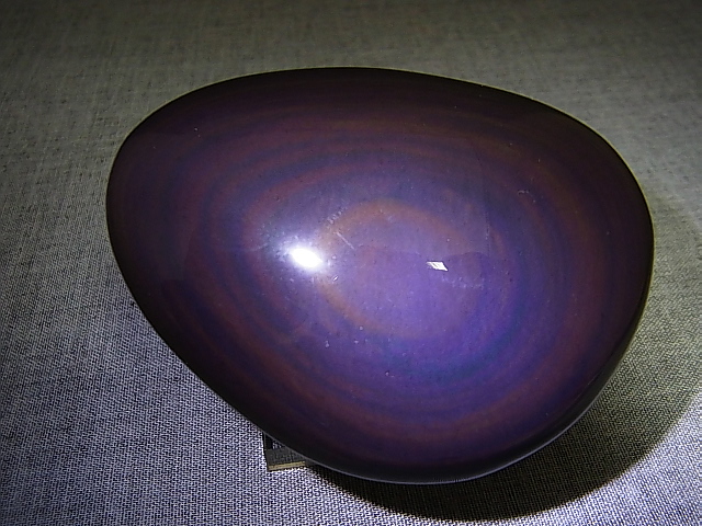 画像2: メキシコ産レインボーオブシディアン研磨タンブル 152.4g