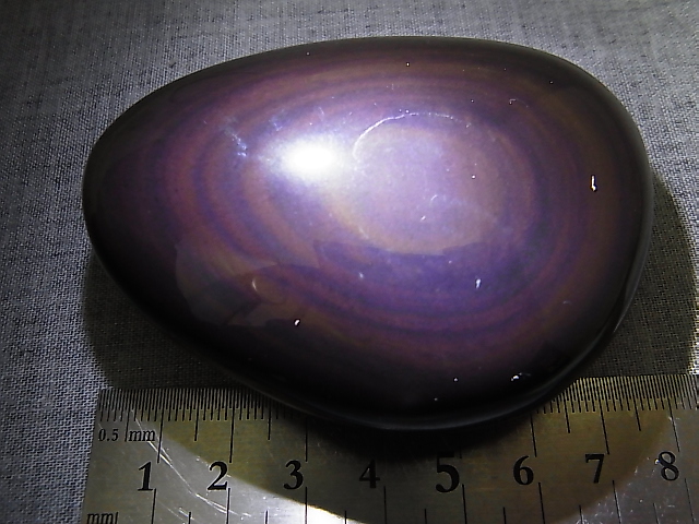 画像: メキシコ産レインボーオブシディアン研磨タンブル 152.4g