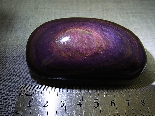 画像: メキシコ産レインボーオブシディアン研磨タンブル 134.8g