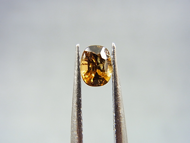 画像1: ミャンマー・モゴック産イエロージルコン・ルース 0.7カラット