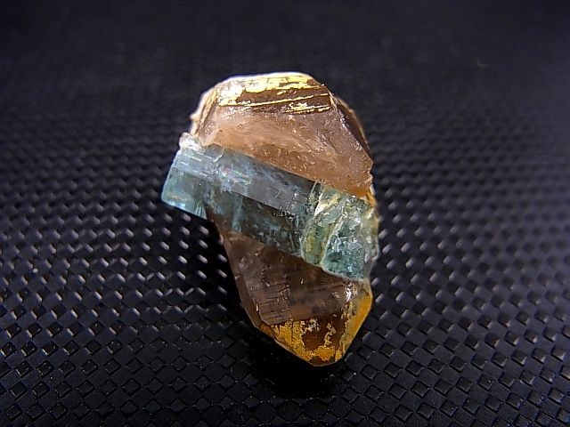 画像: ベトナム・タインホア産アクアマリン付きスモーキー水晶 5.0g