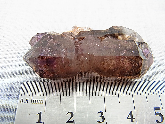 画像: ジンバブエ産ピンクファイヤー入りシャンガーンアメジスト原石（エレスチャル/セプター/ＤＴ/連勝） 20.6g