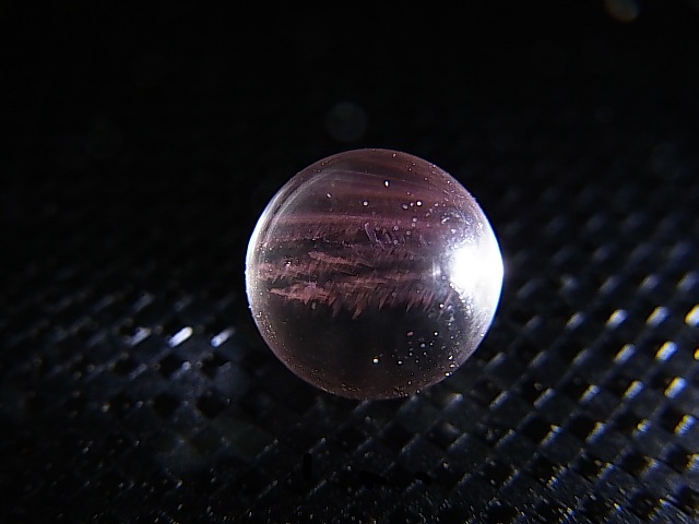 画像: マダガスカル産ピンクエンジェルラダー水晶丸玉 8.5mm
