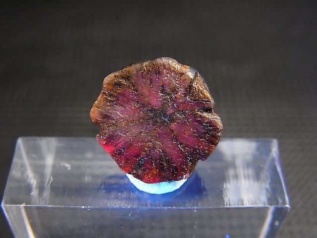 画像: ベトナムLuc Yen産トラピチェ結晶原石（自然研磨サファイア） 7.0カラット