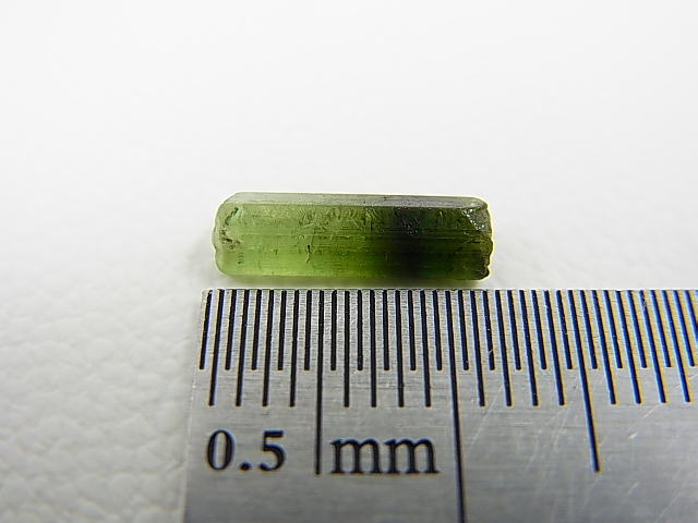 画像: ベトナムMinh Tien産多色トルマリン（グリーン/カラーレス）結晶原石 1.1カラット