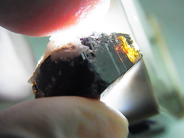 画像: ノルウェー産アナテース原石結晶（レッド透過） 2.6g