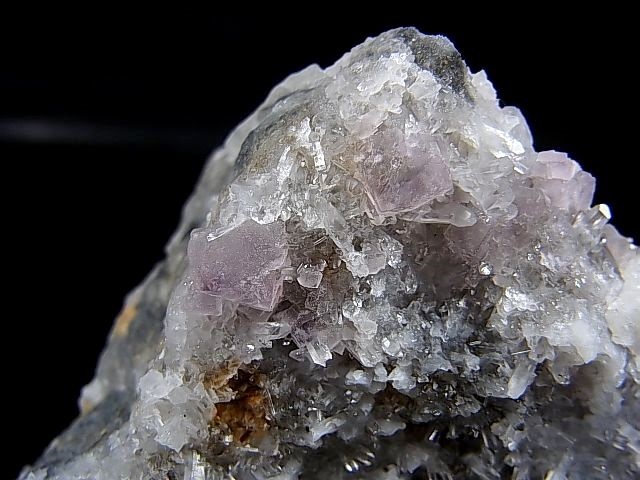 画像2: キャビネットサイズ：猪倉大成鉱山産パープルフローライト/水晶原石 840.5g