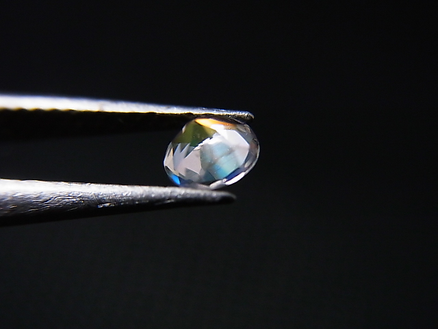 画像: レアカラー：ピンク/オレンジシラームーンストーン（ラブラドライト）・ルース 0.2カラット