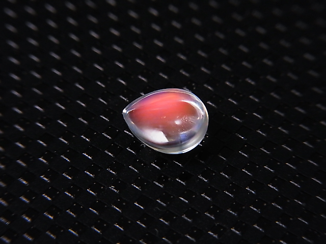 画像: レアカラー：ピンク/オレンジシラームーンストーン（ラブラドライト）・ルース 0.8カラット