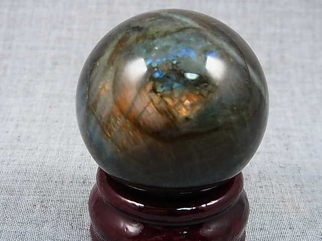 画像: マダガスカル産ラブラドライトSA丸玉 50mm