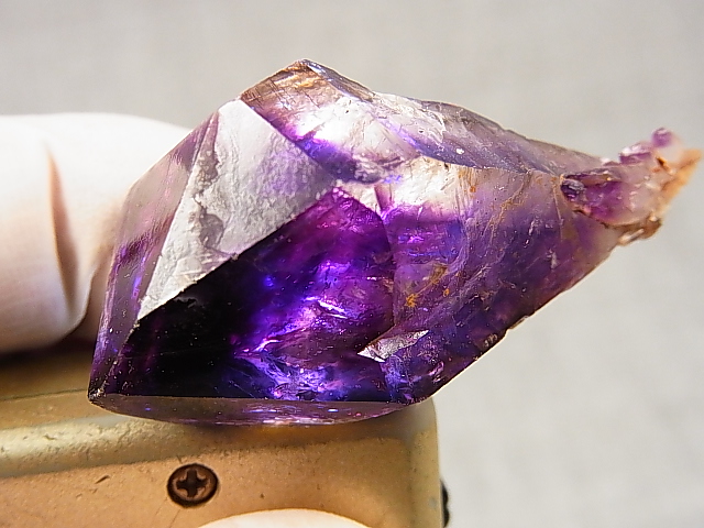 画像2: ジンバブエ産シャンガーンアメジスト原石（エレスチャル/セプター） 28.4g