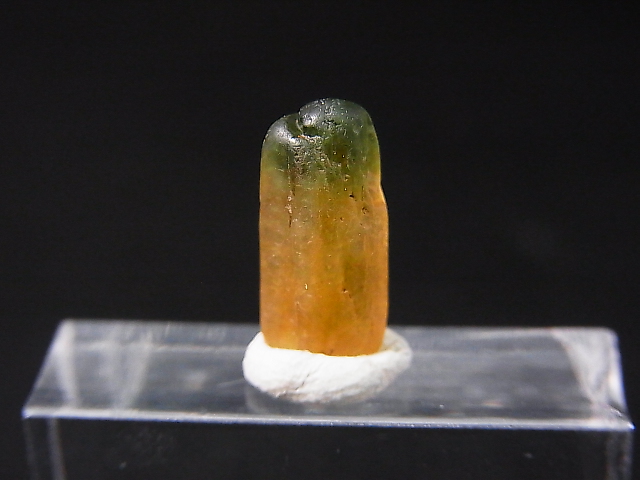 画像: ベトナムMinh Tien産バイカラートルマリン（オレンジ/グリーン）結晶原石 3.0カラット