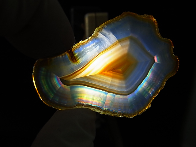 画像: ブラジル産イリスアゲートスライス 6.9g